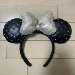 ミニー キルティング カチューシャ 黒