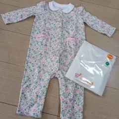 ラルフローレン）フラワーロンパース/カバーオール、赤ちゃんの城 肌着付