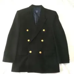 濃紺 KEITH 紺ブレ Sサイズ ダブル テーラードジャケット 金ボタン