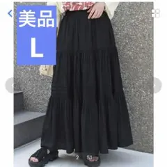 美品Lラビアンジェ☆フレアスカート