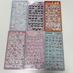 【正規品】サンリオmini ボンボンドロップシール 6枚セット