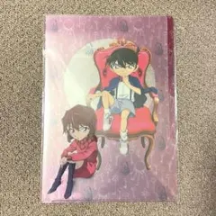 名探偵コナン 仕切り付き A4 クリアファイル 秋③ 灰原哀 江戸川コナン