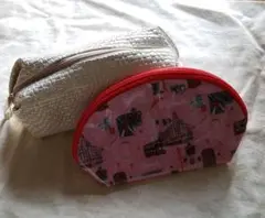 ポーチ２点セット【ハロッズ】【メナード】