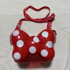 ミニーちゃん　リボン　ポップコーンバケット　ポップコーンバスケット