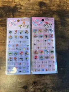 【新品未開封】パワーパフガールズ タイルシール　二枚