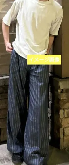 stripe baggy pants Cityboyのサムネイル