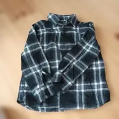 COMME CA ISM 長袖シャツ 100cm チェック柄