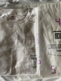 TravisJapan Enter1234567 ロングTシャツ トートバッグ