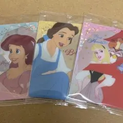 ディズニー　キャラクターズ　ウエハース　アリエル　ベル　オーロラ