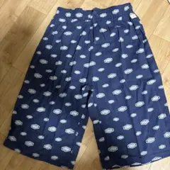 メンズ 総柄ハーフパンツ ネイビーのサムネイル