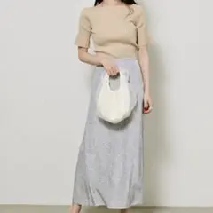SNIDEL スナイデル　リブニット&プリントスカートのサムネイル