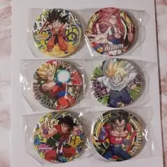 ドラゴンボール キャラクター缶バッジ６個