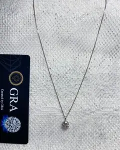 モアサナイト ベゼルネックレス 0.30ct GRA鑑定書付 - メルカリ