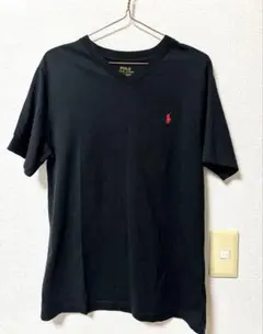 【新品】Polo Ralph Lauren 黒 VネックTシャツ