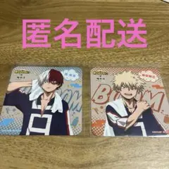 僕のヒーローアカデミア　ヒロアカ　極楽湯　コースター　爆豪　轟　セット