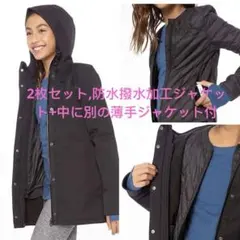 lululemon Ivivva ルルレモン　レインジャケット＋中ジャケット