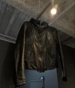 00s goa high neck real leather jacketのサムネイル