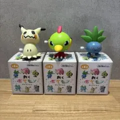 【3点セット】動くポケモンコレクション　ミミッキュ　ナゾノクサ　ネイティ