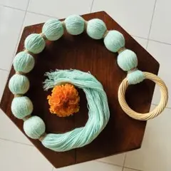 【ハンドメイド】バリ島　マクラメ 壁飾り