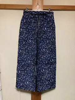 PAGEBOY 総柄 タイトスカート ハイウエスト パイピング