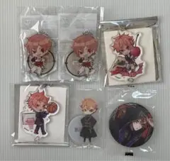 【エース・トラッポラ】ツイステ　アクキー、アクスタ、缶バッジセット