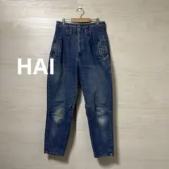 HAI★イッセイミヤケ ハイウエスト テーパード 古着 vintage デニムのサムネイル