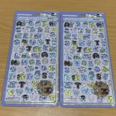 正規品　ボンボンドロップシール　サンリオ文字　moji はぴだんぶい　2枚セット