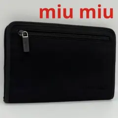 ミュウミュウ MIUMIU ナイロン ウォレット クラッチバッグのサムネイル