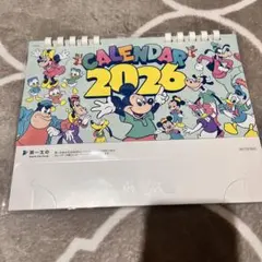 ディズニー 卓上カレンダー 2026 第一生命 非売品 新品未開封 未使用