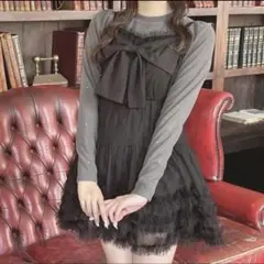 evelyn リボンカーデセットワンピース - メルカリ