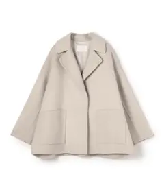 Ballsey プレミアムウールリバー オープンカラーショートコート