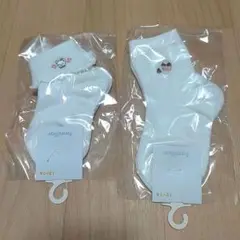 【新品未開封】familiar 靴下 12-14cm 2足セット 女の子 りんご