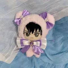 ちびぐるみ 10cm ～12cm ぬい服 クマ ピンク 白 紫