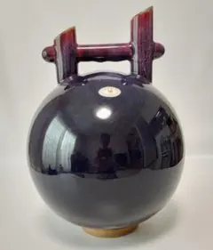 陶芸 花瓶 壺 鈞窯 窯変釉 中国美術 - メルカリ