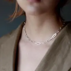 agete アガット Sterling刻印 シルバー チェーン ネックレス - メルカリ