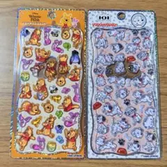 5 【正規品 】 プチドロップステッカー ディズニー　2点セット