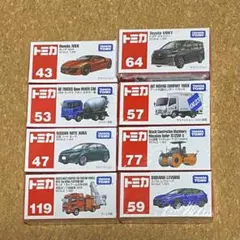 トミカ　8点まとめ売り　ホンダ　ヴォクシー　日産　アート引越センター　スバルのサムネイル