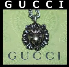 新品 GUCCI ライオンヘッド ネックレス グッチ 410673　Ⓗ
