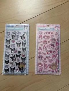 マイメロディ・クロミ ボンボンドロップシール2シートセット