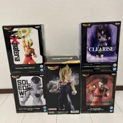 ドラゴンボール フィギュアセット売り　フリーザ　悟空ブラック　孫悟飯　ベジータ