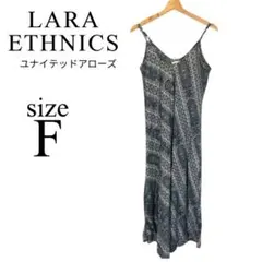 LARA ETHNICS ユナイテッドアローズ✨キャミワンピース【フリー】総柄