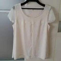 ロペピクニック Tシャツ ベージュ レース