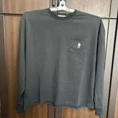 U.S. POLO ASSN. ブラック ロングスリーブ Tシャツ XL