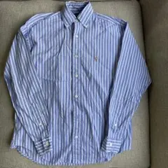 【美品】Ralph Lauren ラルフローレン マルチストライプ B.Dシャツ