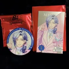 ミラン・ケストレル 8thAnniversary 缶バッジメタルカードセット