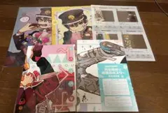 【未使用】地縛少年花子くん　クリアファイル、クリアフォトカード、ポスター　セット