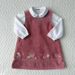 あや様専用　 ファミリア　コーデュロイ　ワンピース　80 他一点