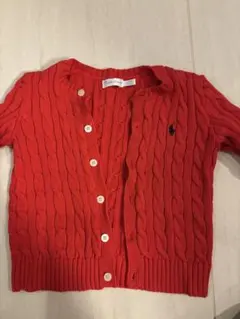 722さん専用Ralph Lauren 赤 カーディガン 24M