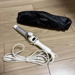 SALONIA カールヘアアイロン 収納ケース付き