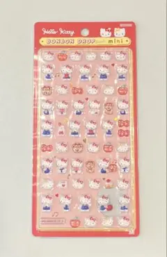 ボンボンドロップシール mini ハローキティ 赤